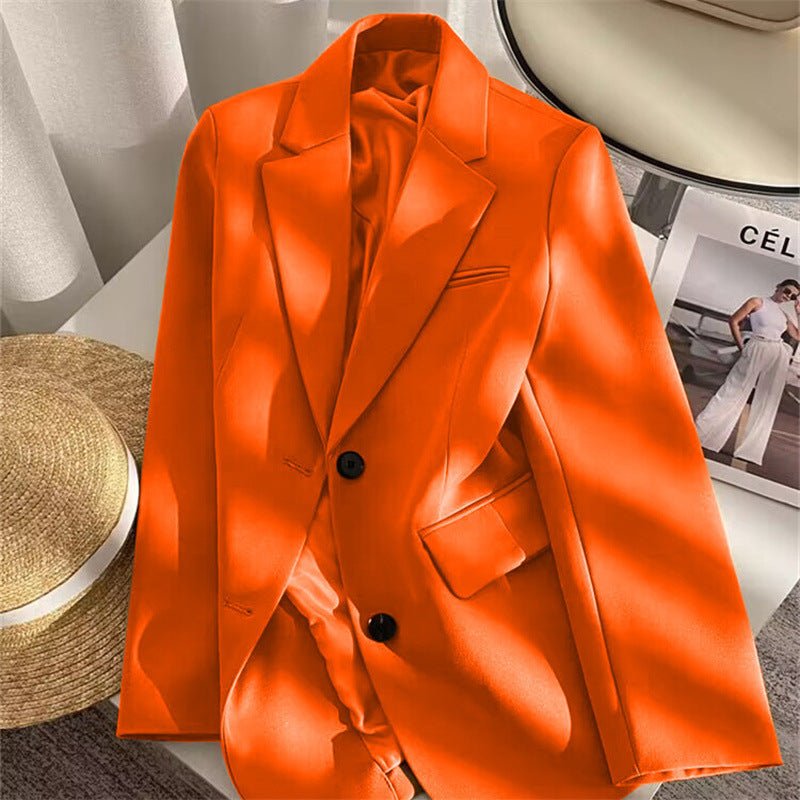 Loose Straight Office Blazer