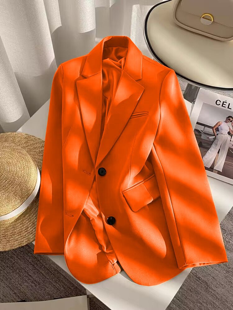 Loose Straight Office Blazer