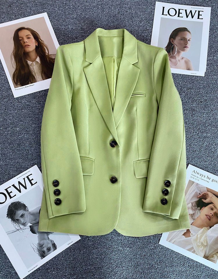 Loose Straight Office Blazer