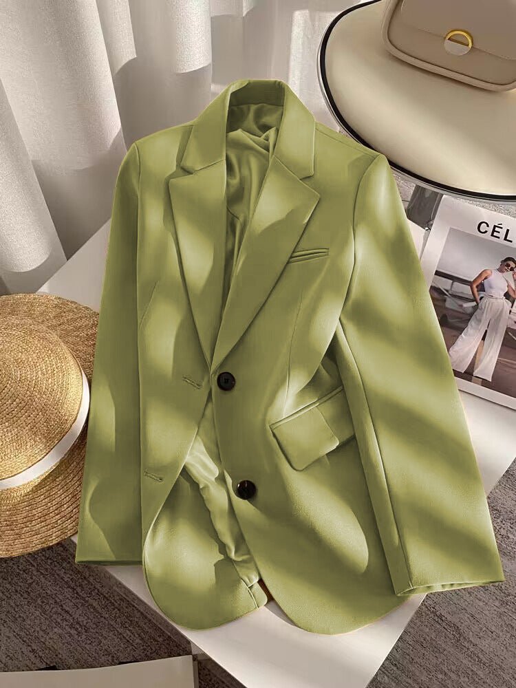 Loose Straight Office Blazer