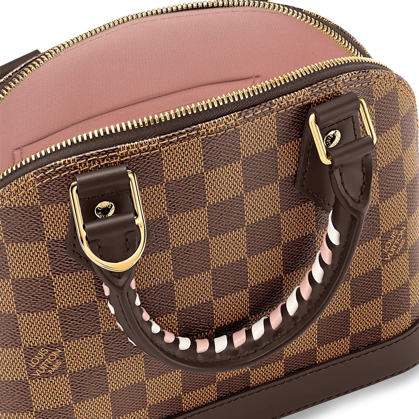 Damier Ebene coated canvas N40447 Braided Alma BB