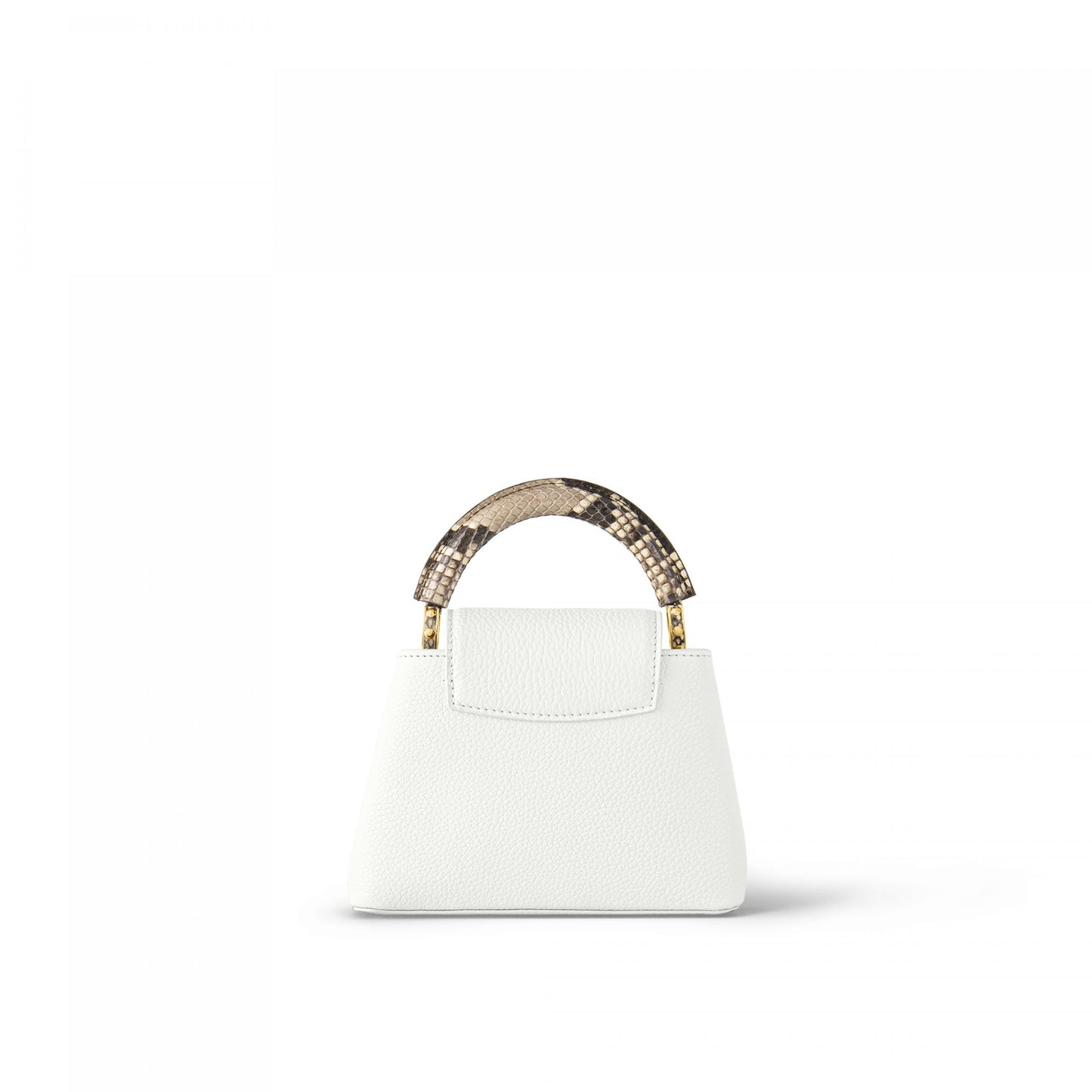 N98477 Capucines Mini Python Snow White