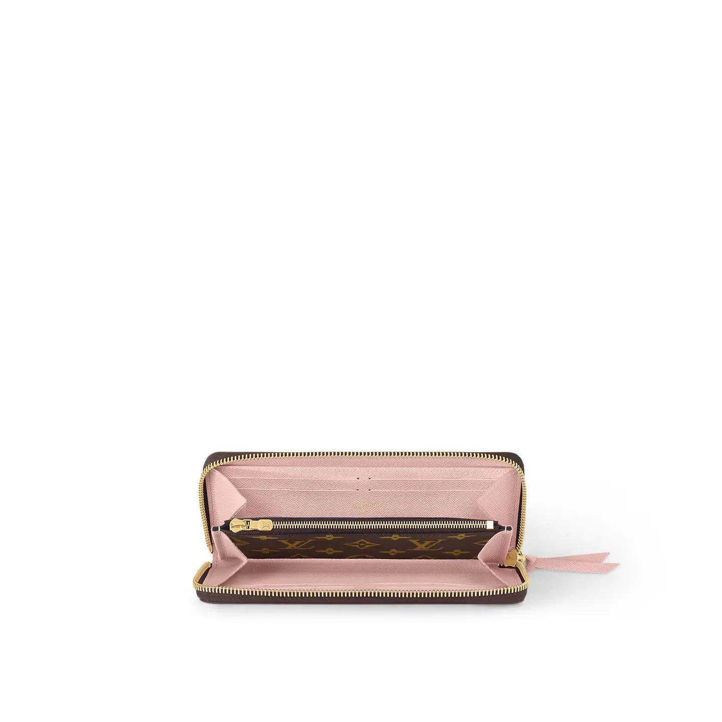 Monogram M61298 Clémence Wallet Rose Ballerine