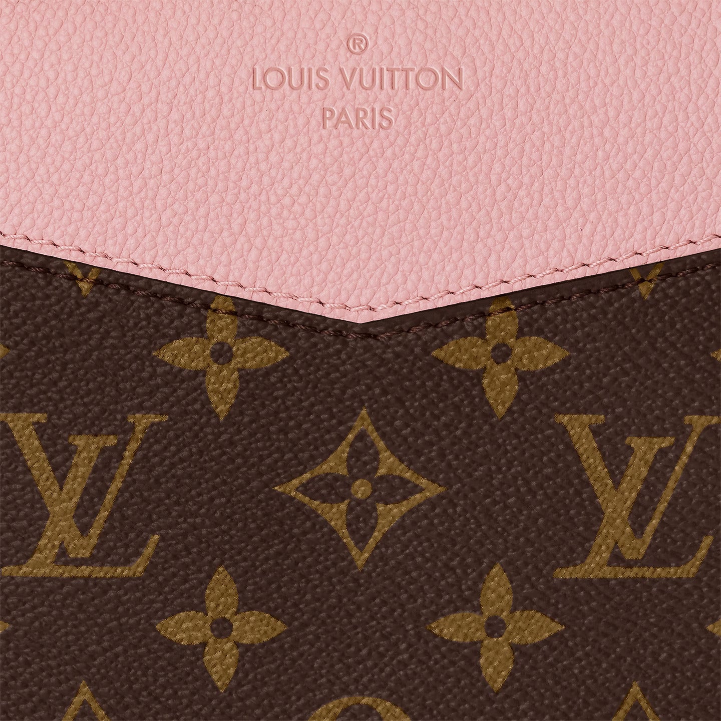 Monogram Rose Poudre M62942 Daily Pouch