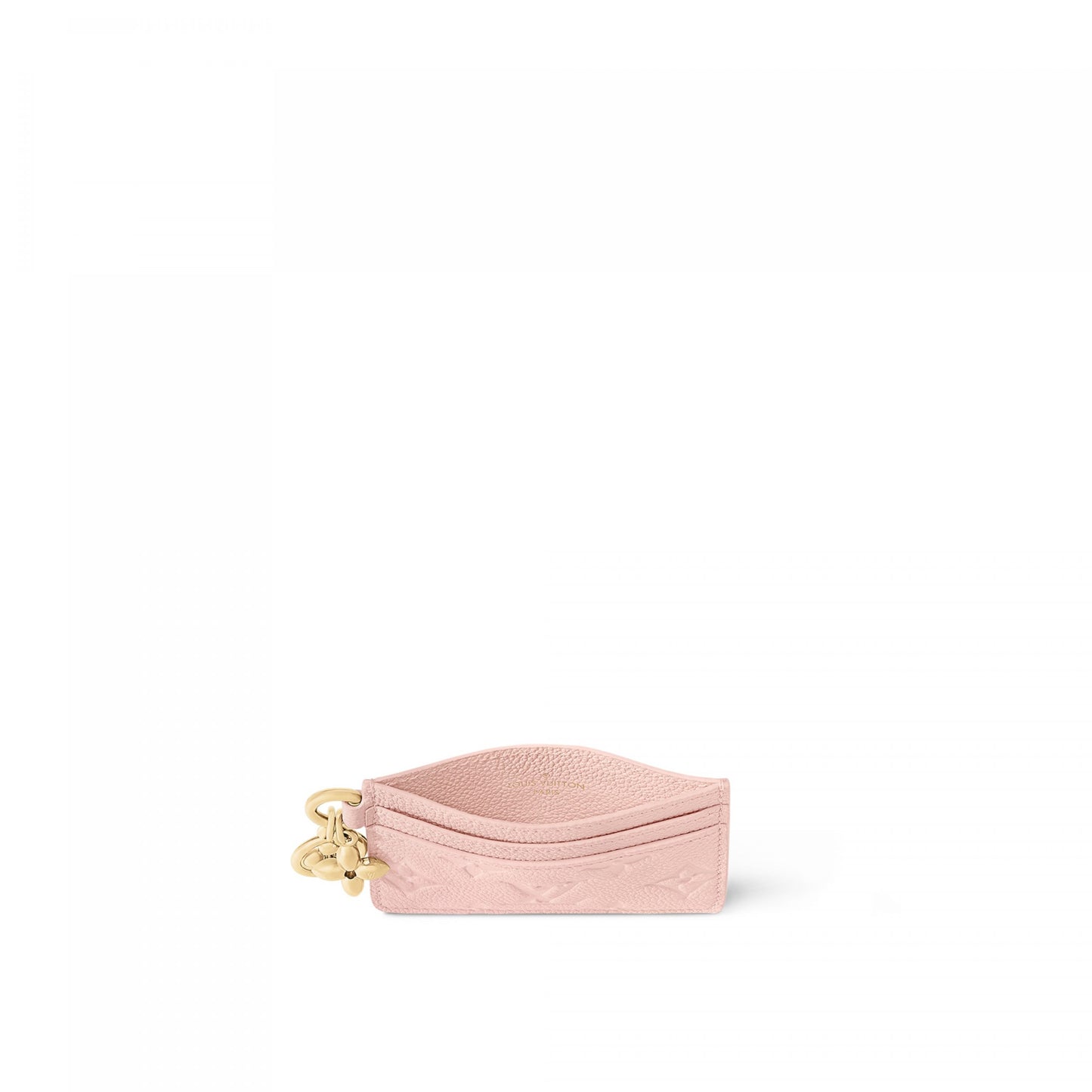 M83562 LV Charms Card Holder Opale Pink
