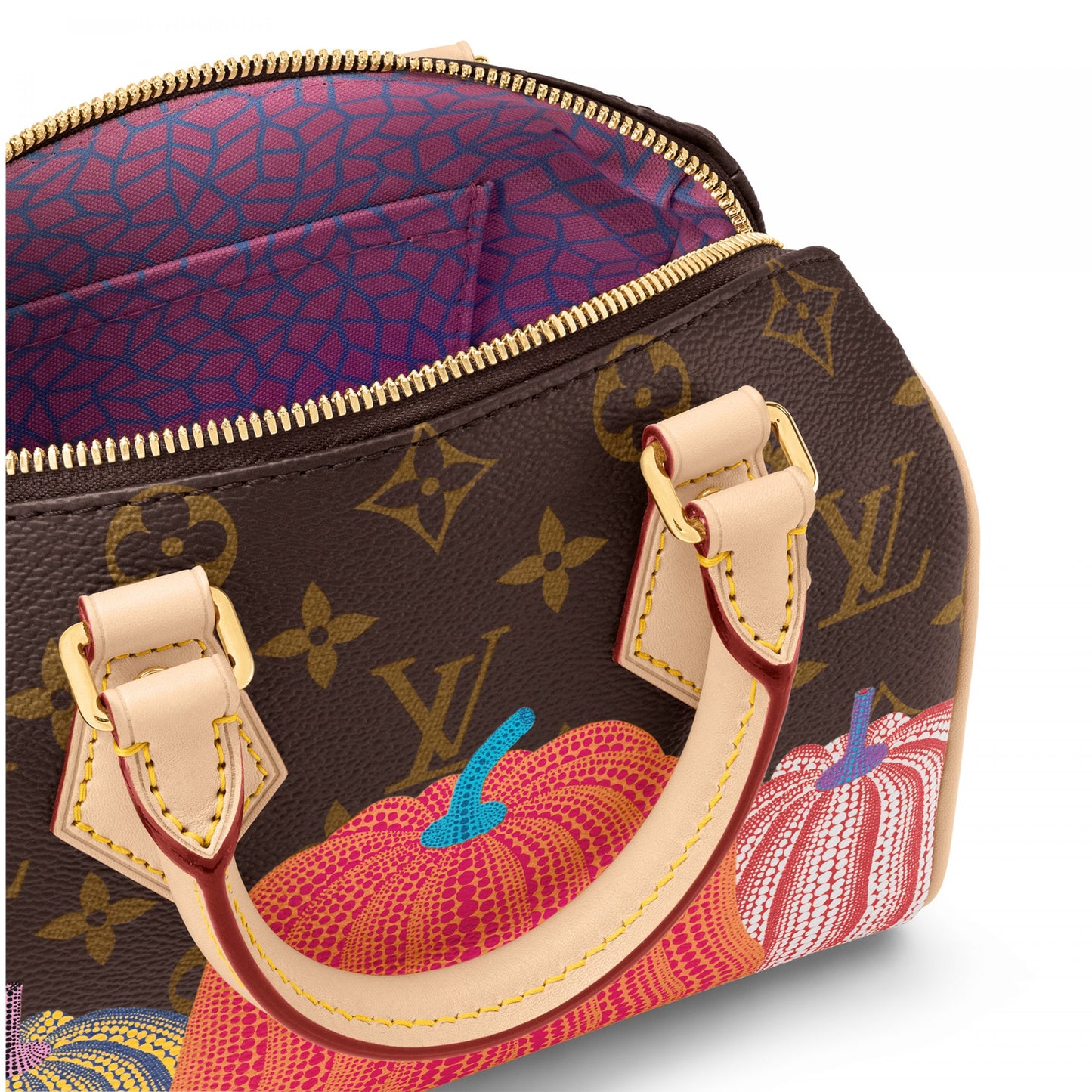 M46469 LV x YK Speedy Bandoulière 20 Pumpkin print