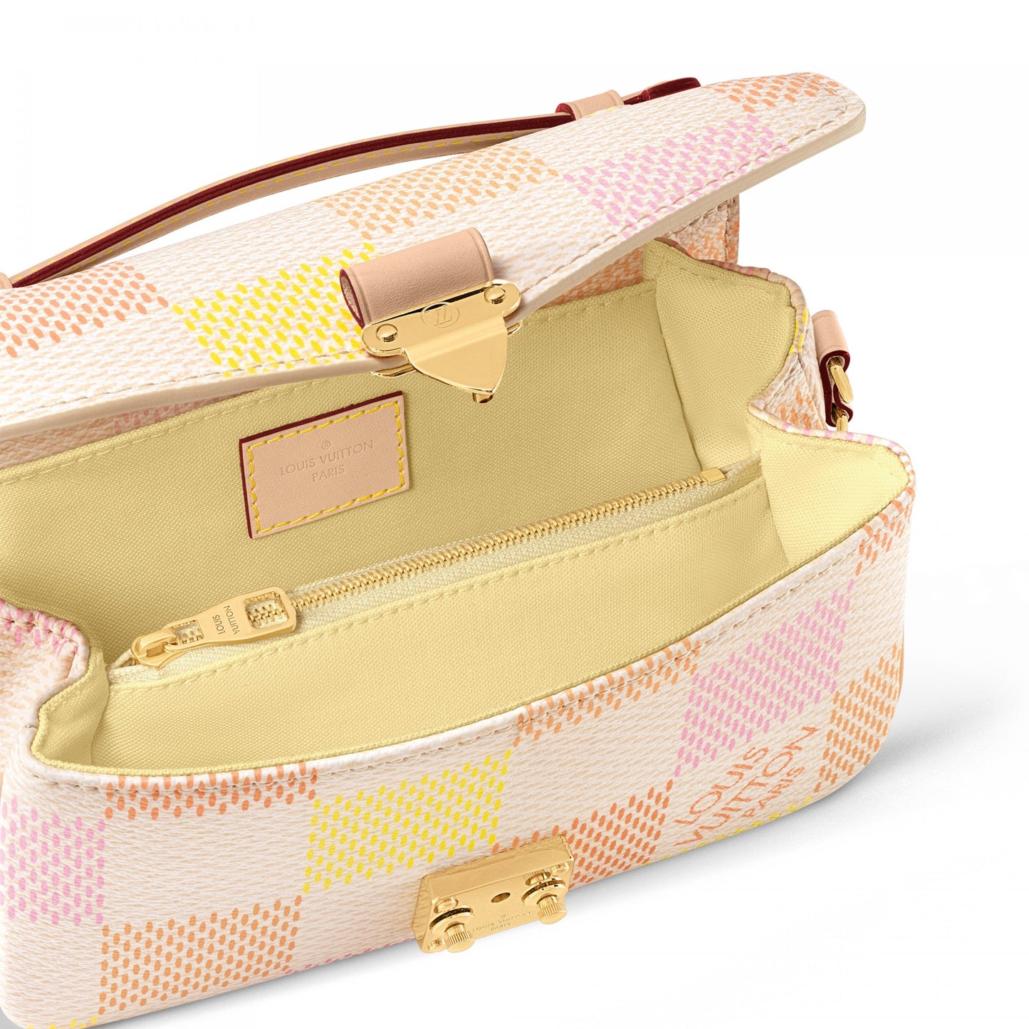 N40749 Pochette Métis East West Peach