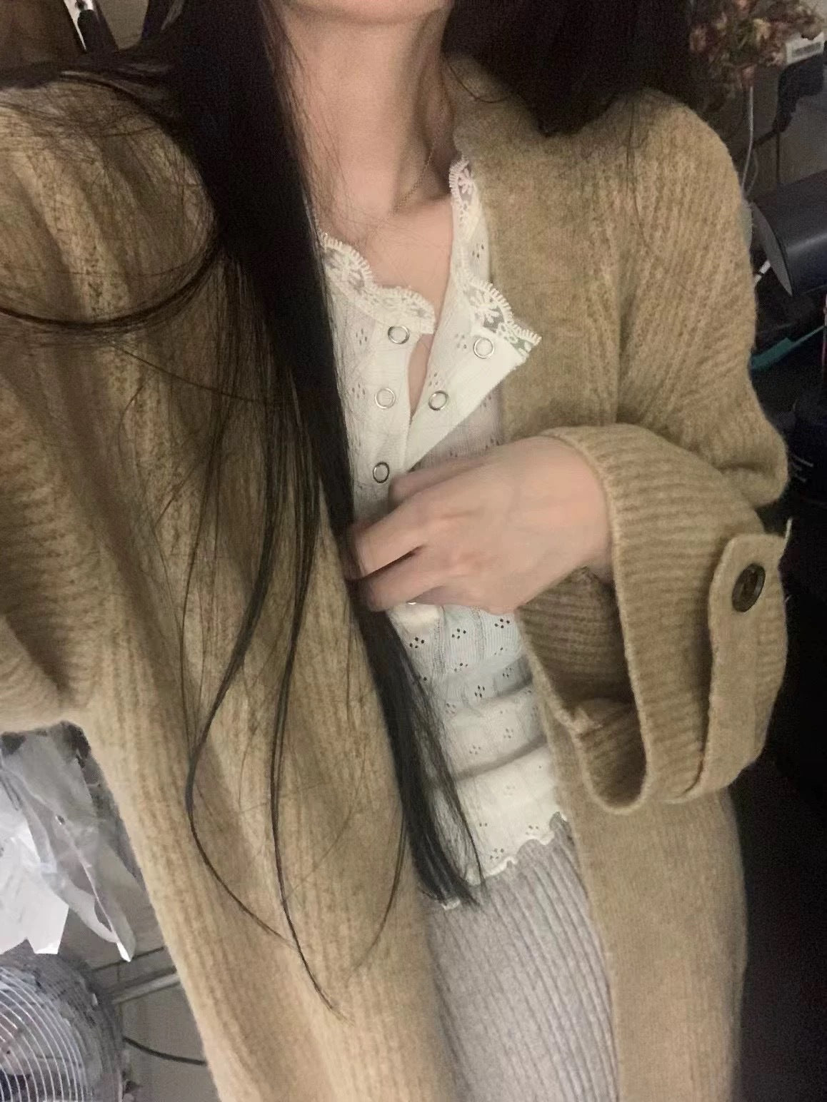 Mid-Length Soft Knit Pullover