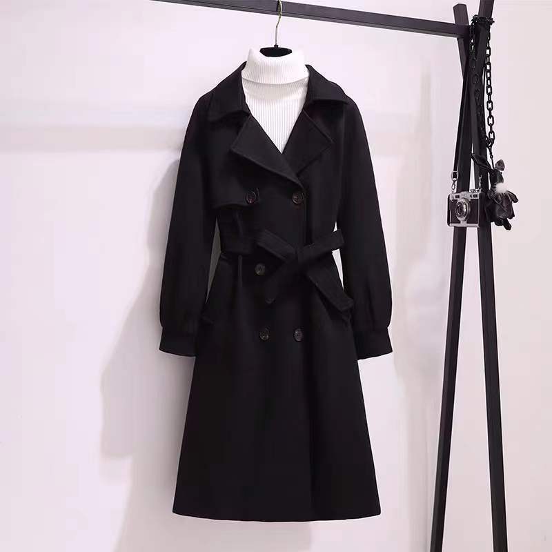 Mid-Length Thick Wool Coat
