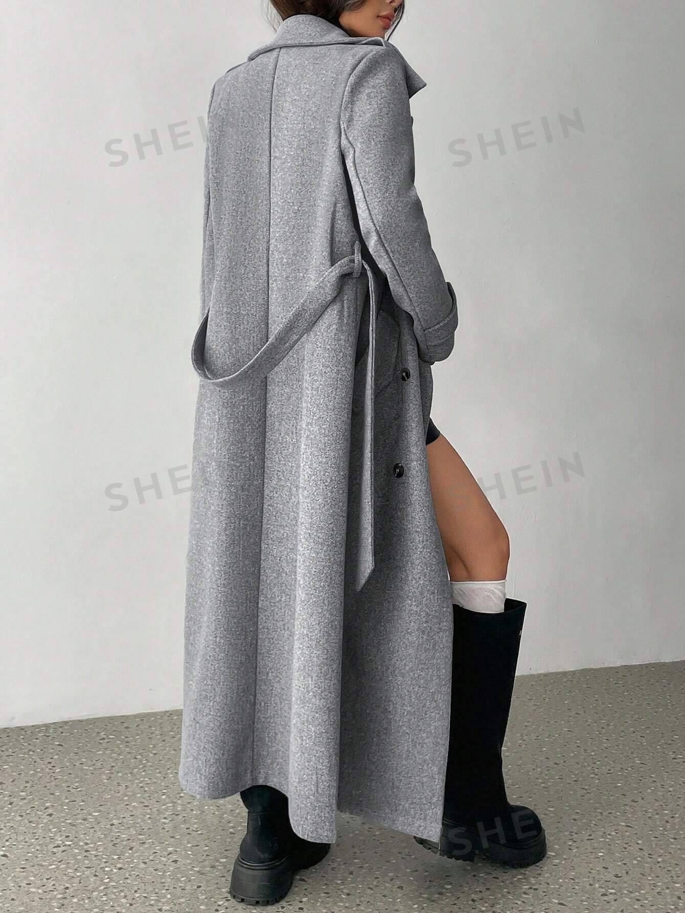 MOOSTA Padded Lapel DB Coat