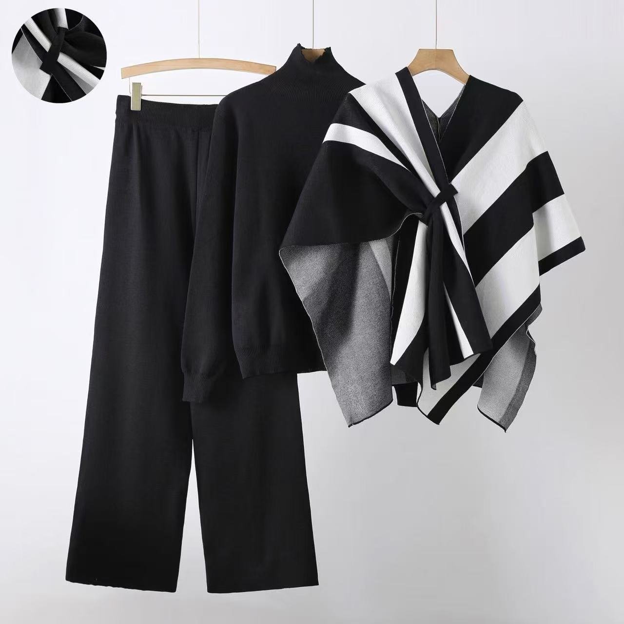 Geometric Print Commuter Pants Set