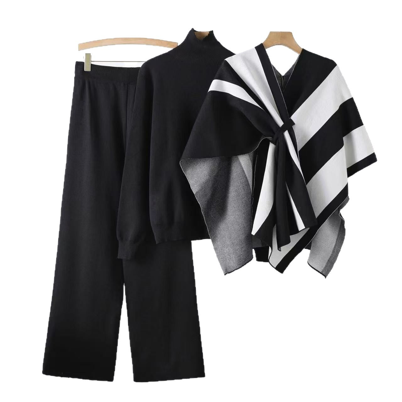 Geometric Print Commuter Pants Set