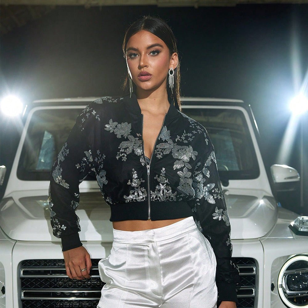 Sequin Embroidery Jacket