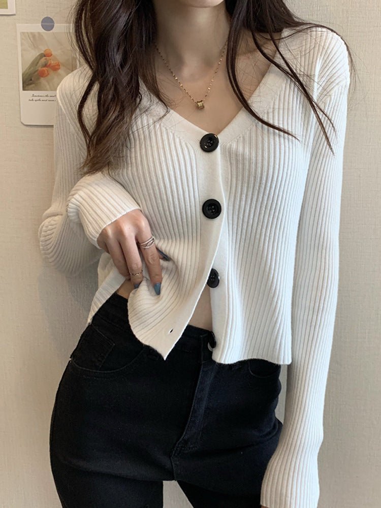 Slim V-Neck Commuter Cardigan