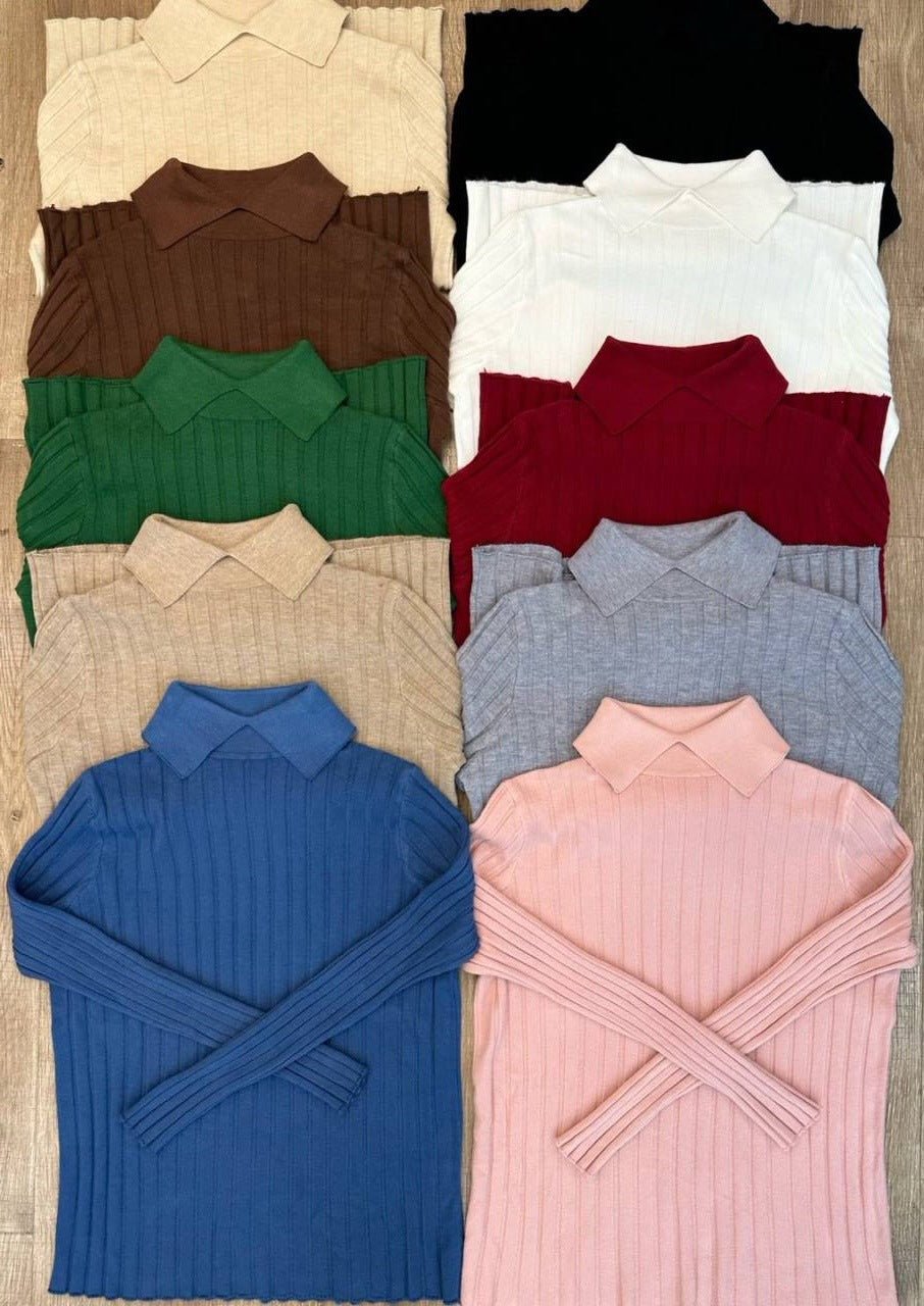 Slim Fit POLO Collar Pullover