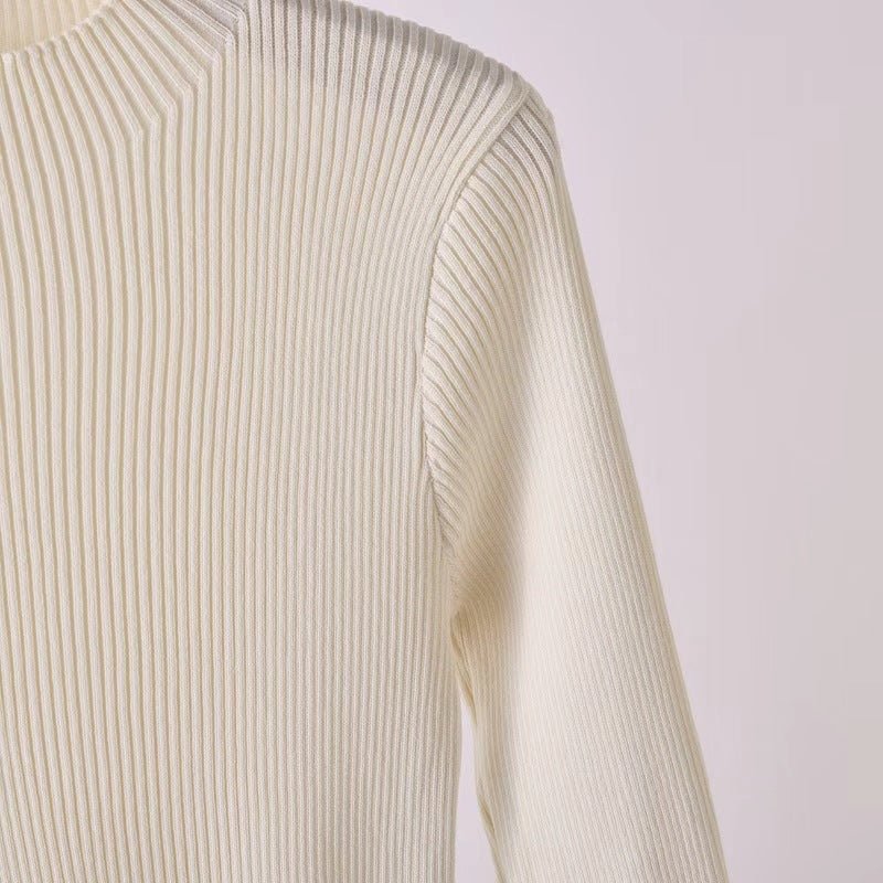 Mid-Long Knit Sweater & Skirt Set