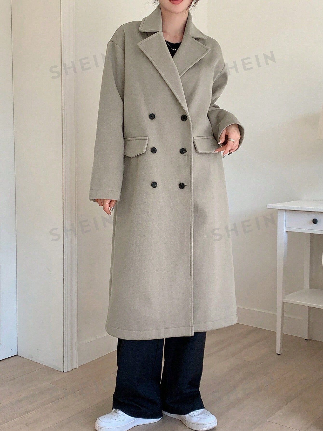 Stand Collar Business Coat