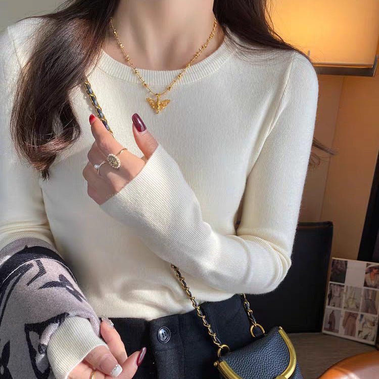 Slim Andy Velvet Pullover