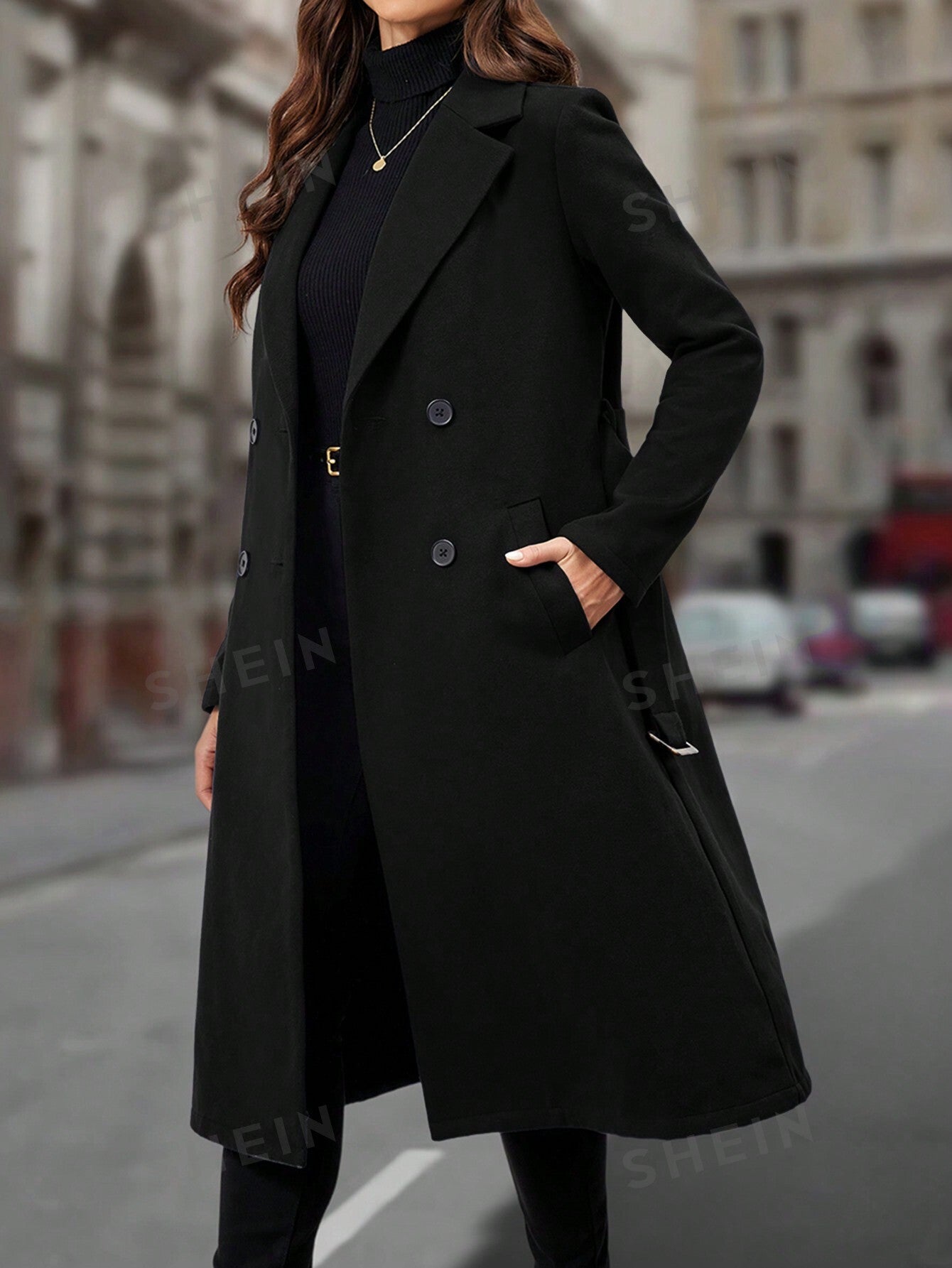 Lapel DB Woolen Coat