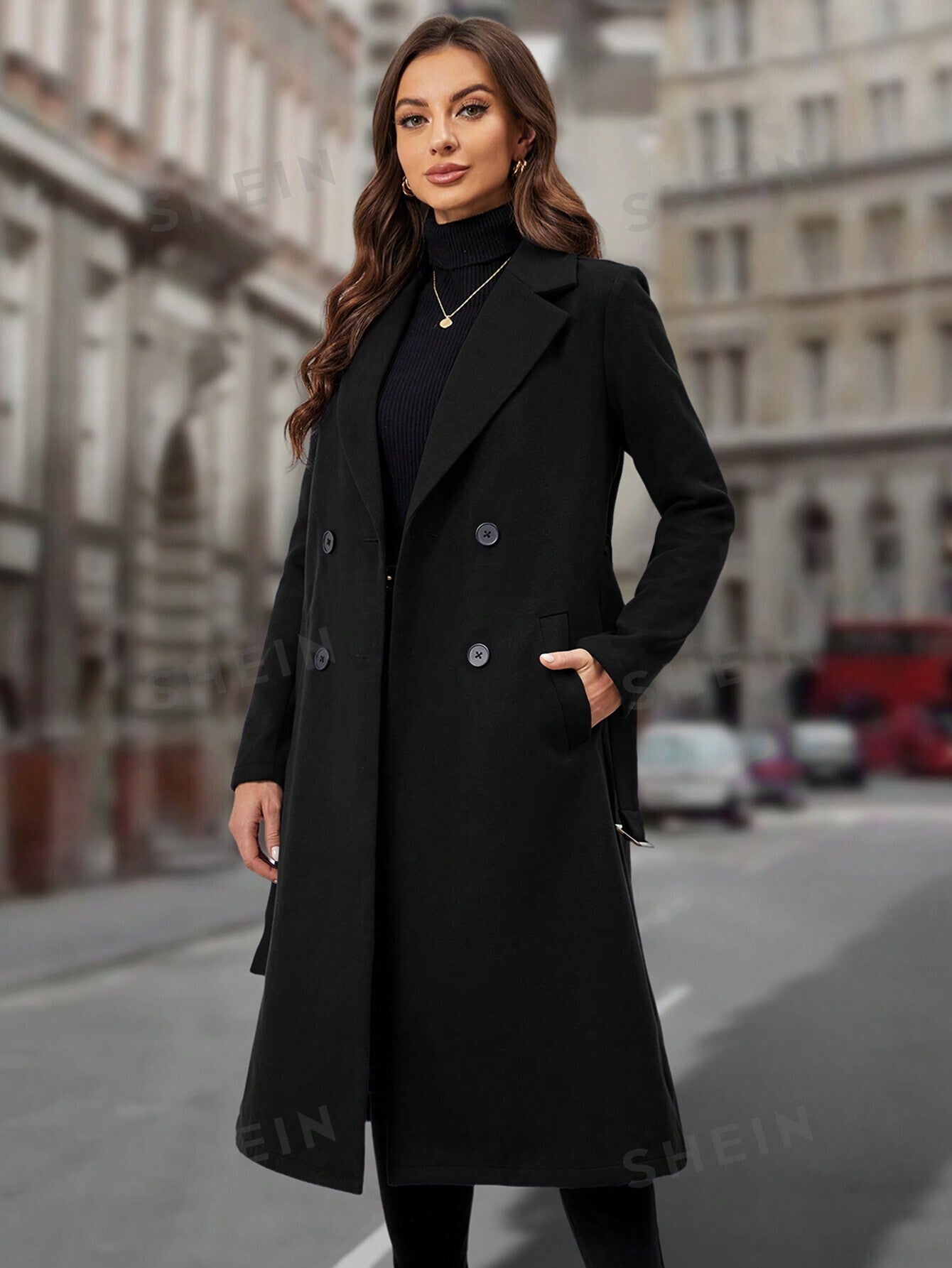 Lapel DB Woolen Coat