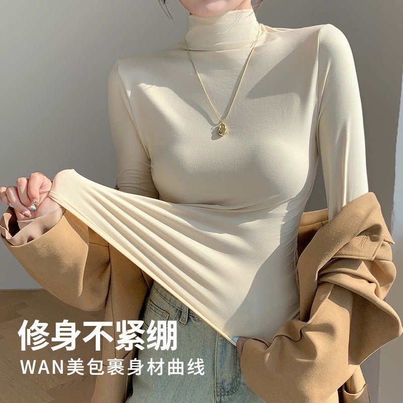 Slim Semi-Turtleneck Mask Pullover