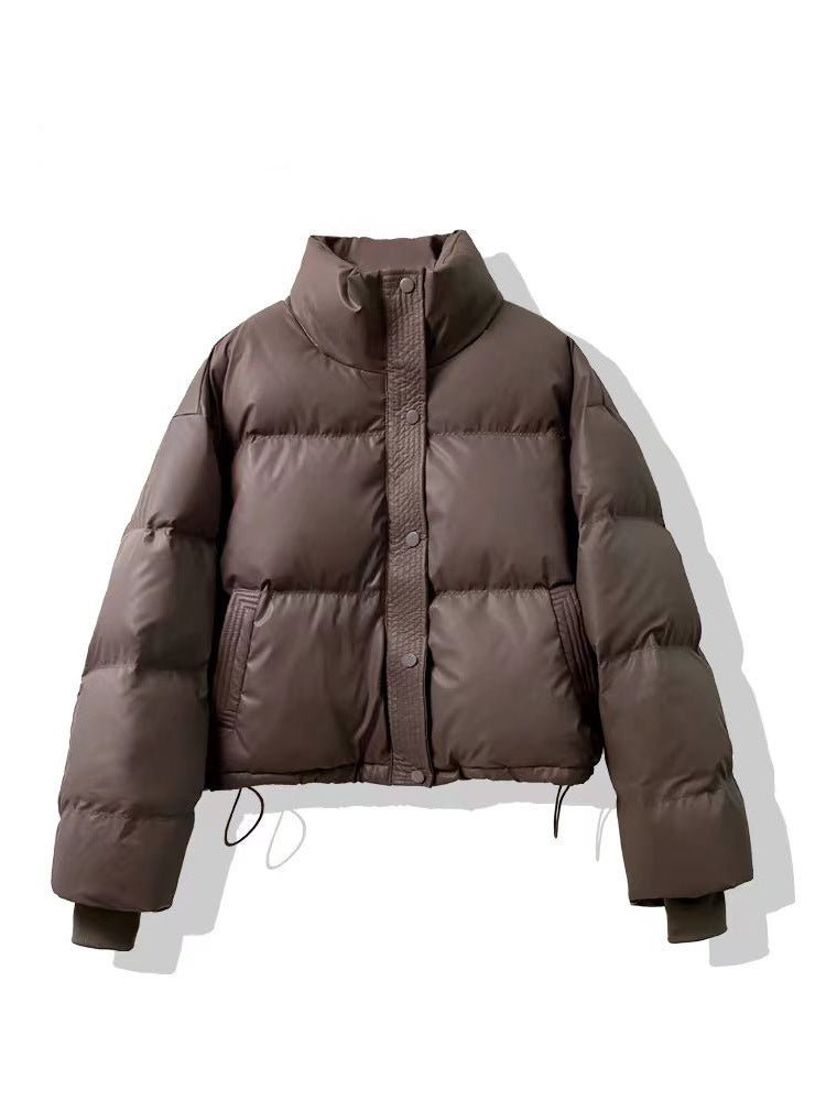 Short Faux Fur Turtleneck