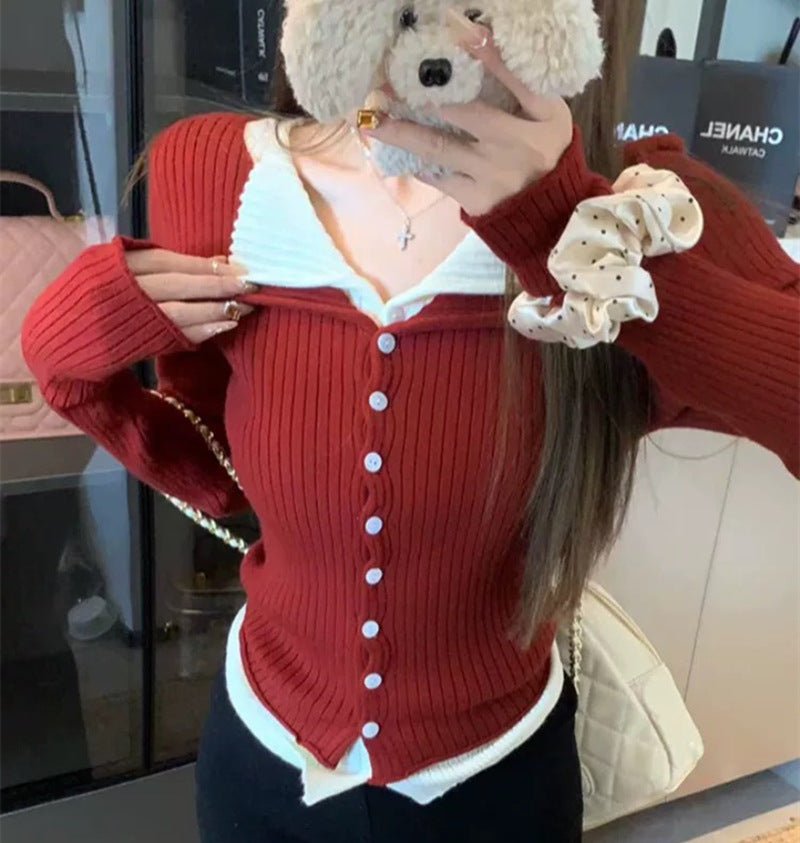 Solid V-Neck Commuter Cardigan