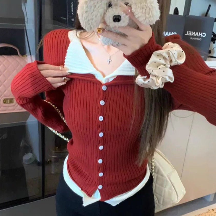 Solid V-Neck Commuter Cardigan