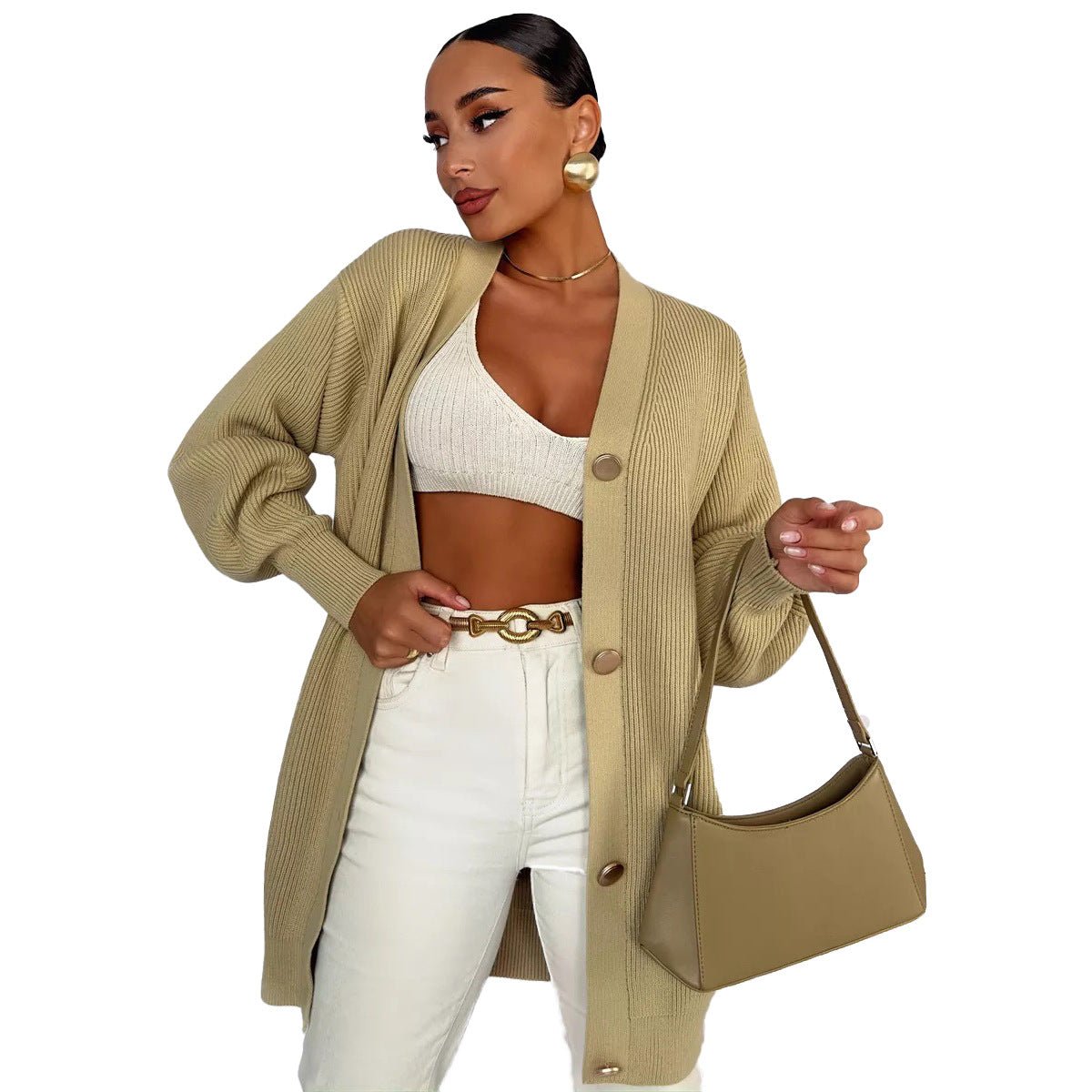 LUNE 3-Piece Ribbed Turtleneck Set