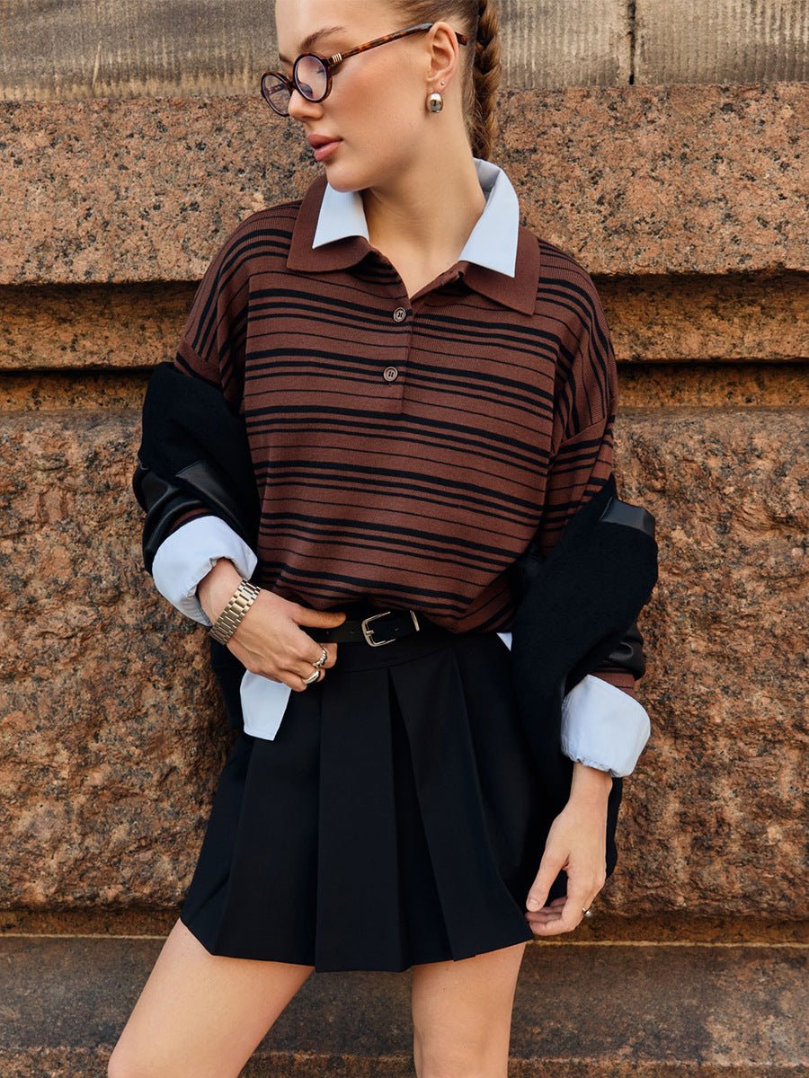 Loose Fit Casual Knit Top