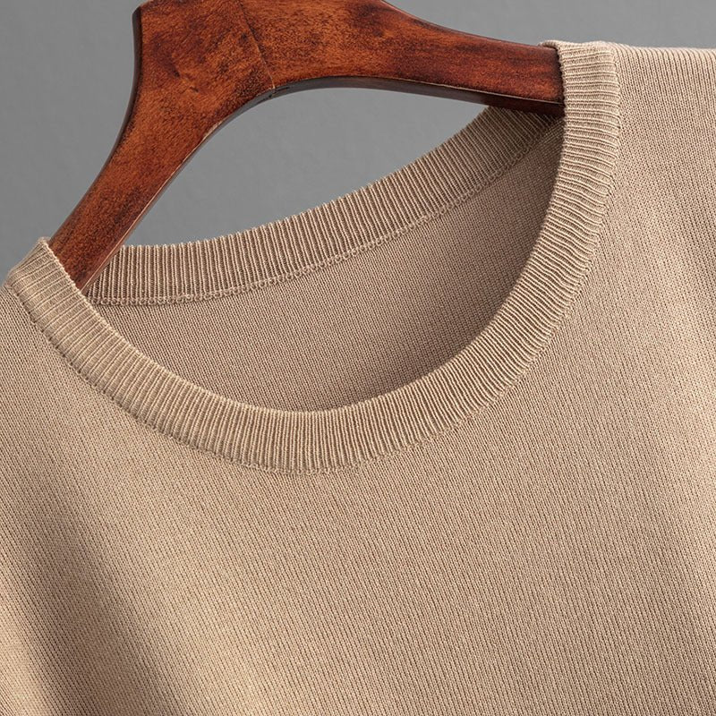 Loose Sweater & Slim Wide-Leg Pants Set