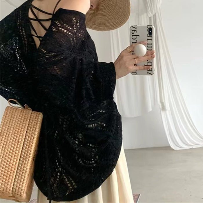 Elegant V-Neck Commuter Pullover