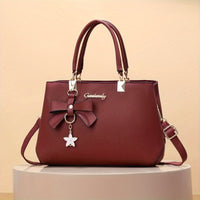 Elegant Bow Accent Handbag