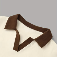 Short-Sleeve Polo Shirt And Casual Pants Outfit