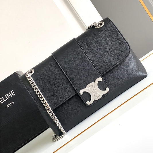 Medium  VICTOIRE bag in soft calfskin