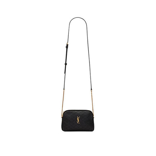 Gaby zipped pouch in quilted lambskin