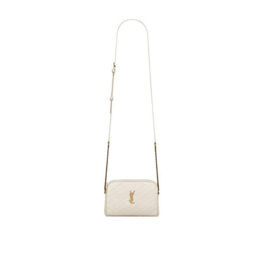Gaby zipped pouch in quilted lambskin