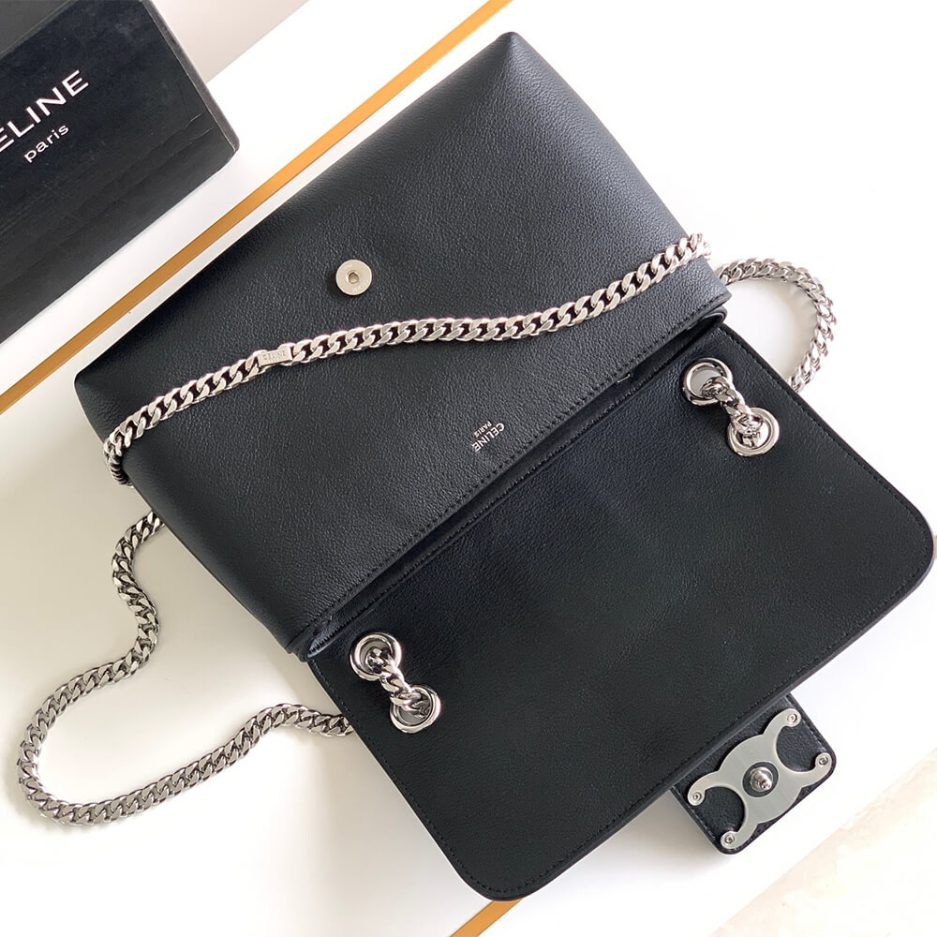 Medium  VICTOIRE bag in soft calfskin