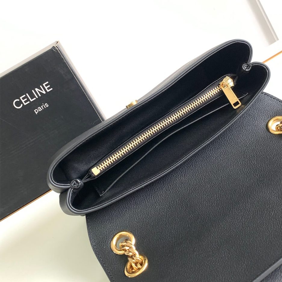 Medium  VICTOIRE bag in soft calfskin