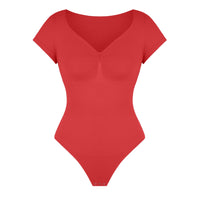 V-Neck Sculpting Tee Bodysuit