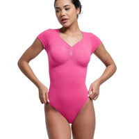 V-Neck Sculpting Tee Bodysuit