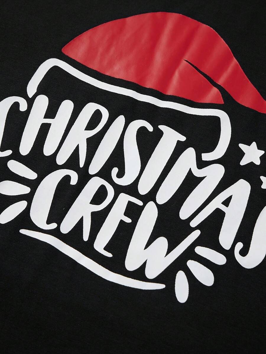 Nordic Reindeer Graphic Red & White Family Matching Pajama Set