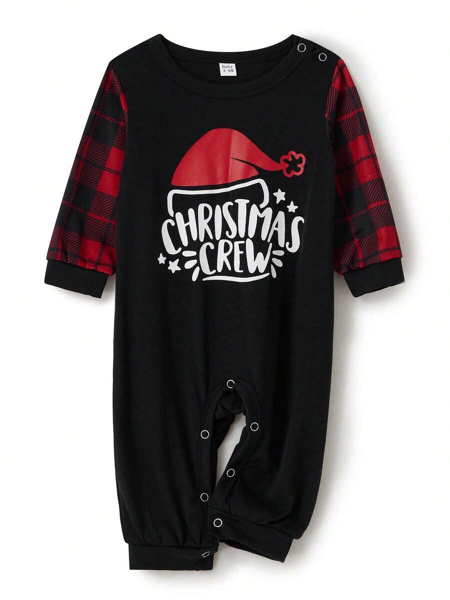 Nordic Reindeer Graphic Red & White Family Matching Pajama Set