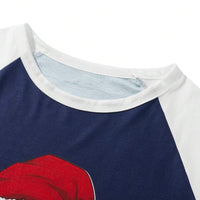 Nordic Reindeer Graphic Red & White Family Matching Pajama Set