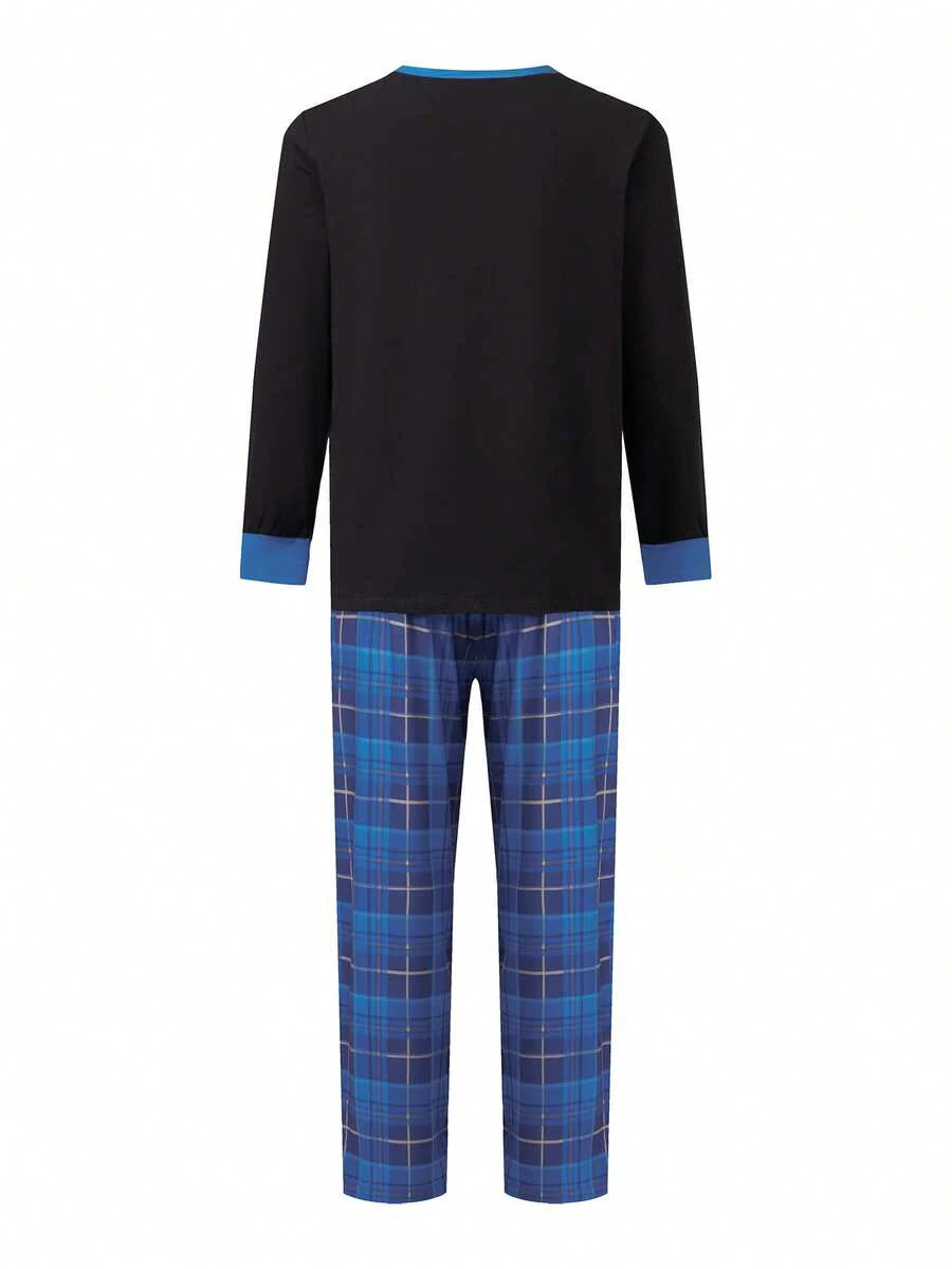 Nordic Reindeer Graphic Red & White Family Matching Pajama Set