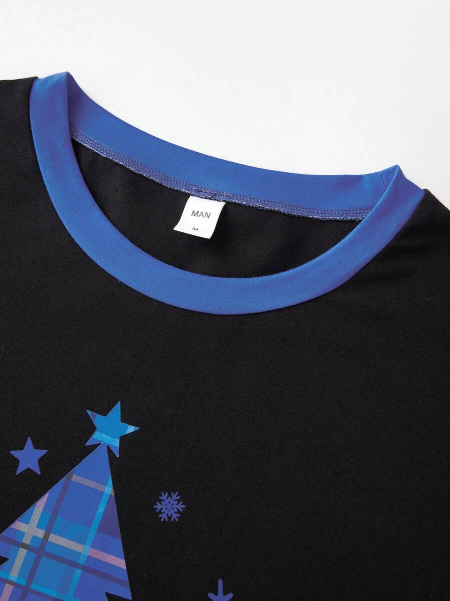 Nordic Reindeer Graphic Red & White Family Matching Pajama Set