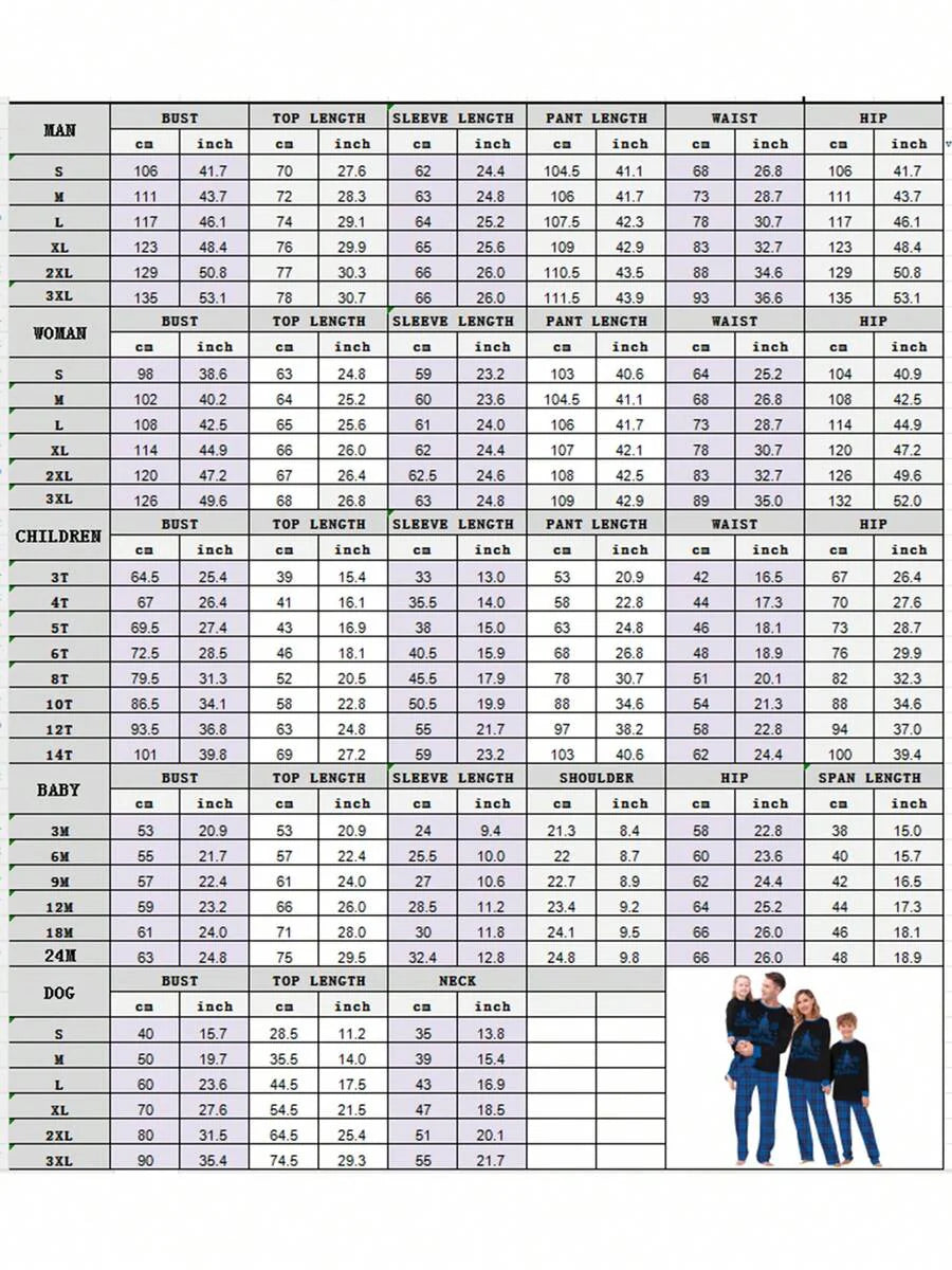 Nordic Reindeer Graphic Red & White Family Matching Pajama Set