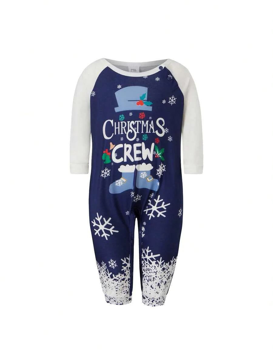 "Christmas Crew" Polar Express Family Matching Pajama Set