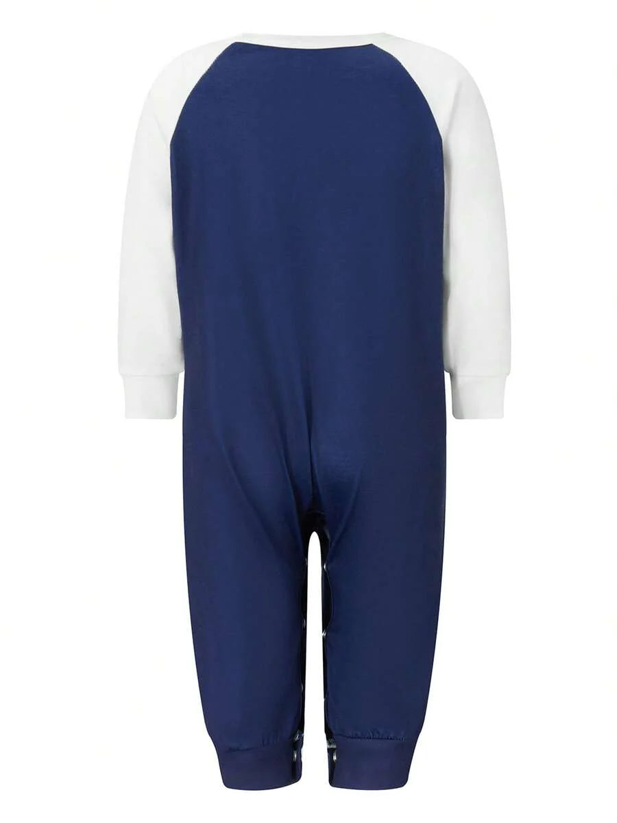 Nordic Reindeer Graphic Red & White Family Matching Pajama Set