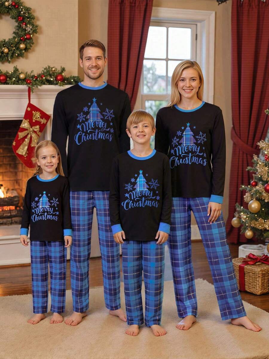 Nordic Reindeer Graphic Red & White Family Matching Pajama Set